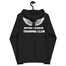 Load image into Gallery viewer, Before / Sunrise Training club  Unisex fleece zip up hoodie
